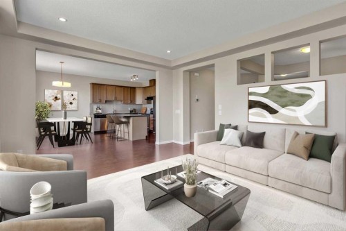 223 Cityscape Gardens Ne, Calgary, AB - Indoor Photo Showing Living Room