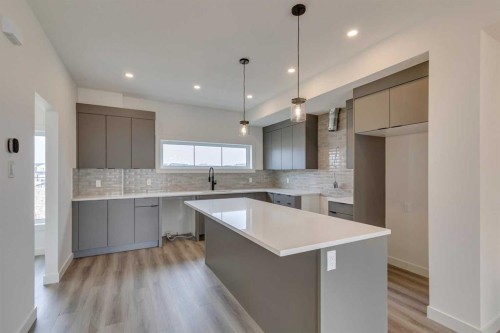 14 Belvedere Terrace Se, Calgary, AB - Indoor Photo Showing Kitchen With Upgraded Kitchen
