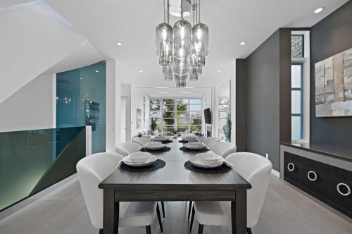 530 Crescent Road Nw, Calgary, AB - Indoor Photo Showing Dining Room