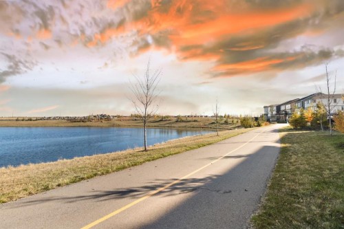 32 Cornerbrook Common Ne, Calgary, AB - Outdoor With Body Of Water With View