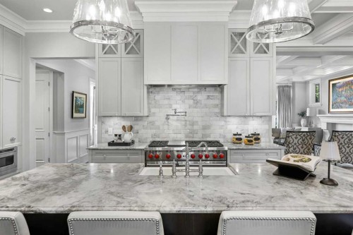 420 49 Avenue Sw, Calgary, AB - Indoor Photo Showing Kitchen With Upgraded Kitchen