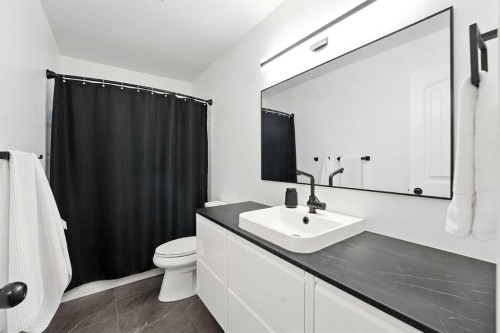 1454 Hunterbrook Road Nw, Calgary, AB - Indoor Photo Showing Bathroom