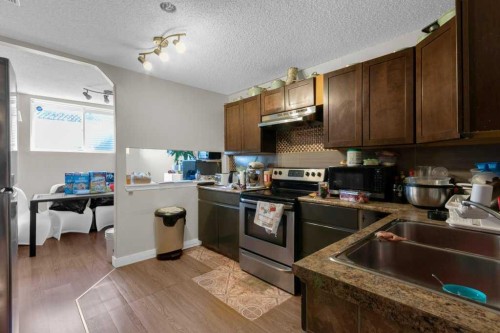 442 Saddlecreek Way Ne, Calgary, AB - Indoor Photo Showing Kitchen With Double Sink
