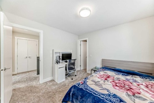 70 Martha'S Meadow Close Ne, Calgary, AB - Indoor Photo Showing Bedroom