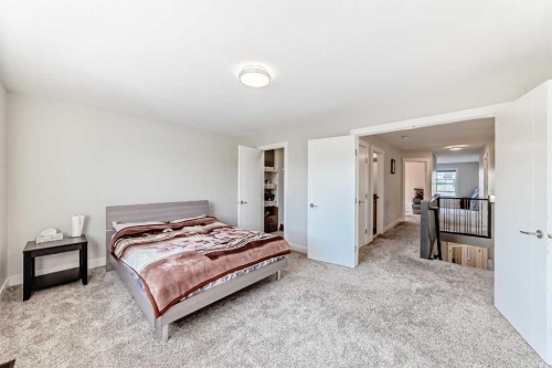 70 Martha'S Meadow Close Ne, Calgary, AB - Indoor Photo Showing Bedroom