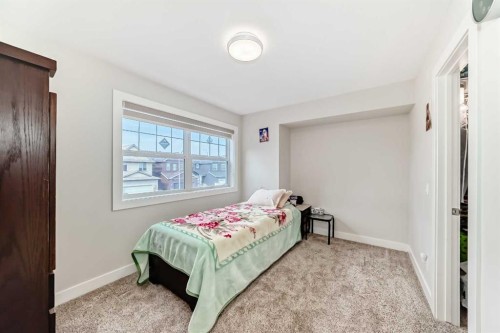 70 Martha'S Meadow Close Ne, Calgary, AB - Indoor Photo Showing Bedroom