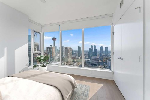 2705-310 12 Avenue Sw, Calgary, AB - Indoor Photo Showing Bedroom