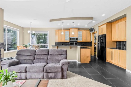 116 Willowmere Way, Chestermere, AB - Indoor Photo Showing Living Room