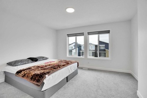 244 Cornerstone Grove Ne, Calgary, AB - Indoor Photo Showing Bedroom