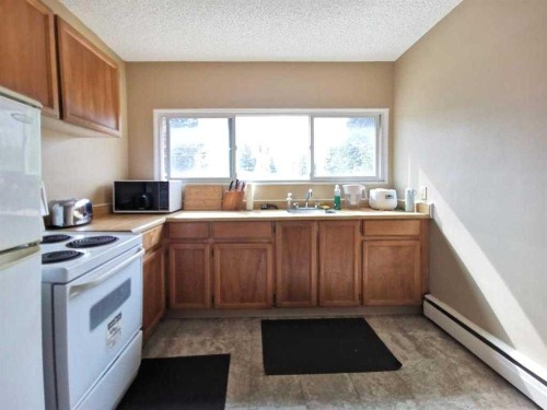 224-8235 Elbow Drive Sw, Calgary, AB - Indoor Photo Showing Kitchen With Double Sink
