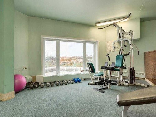 160-310 8 Street Sw, Calgary, AB - Indoor Photo Showing Gym Room