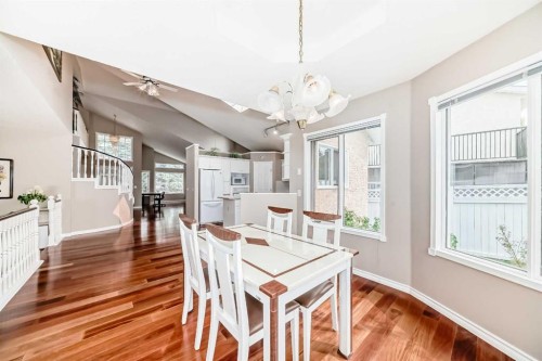 1405 Shawnee Road Sw, Calgary, AB - Indoor Photo Showing Dining Room