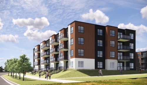 409-245 Edith Place Nw, Calgary, AB - Outdoor With Facade