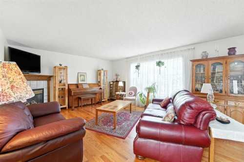 42 Citadel Crest Green Nw, Calgary, AB - Indoor Photo Showing Living Room With Fireplace