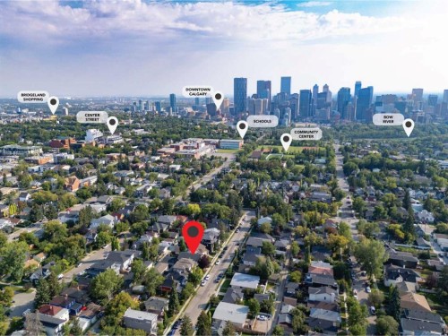1428 2A Street Nw, Calgary, AB - Outdoor With View