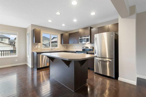 221 Prestwick Terrace Se, Calgary, AB - Indoor Photo Showing Kitchen With Upgraded Kitchen