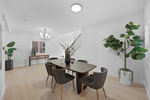 64 Fireside Common, Cochrane, AB - Indoor Photo Showing Dining Room