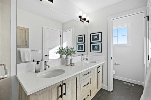 64 Fireside Common, Cochrane, AB - Indoor Photo Showing Bathroom