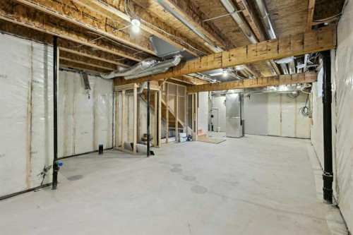 414 River Avenue, Cochrane, AB - Indoor Photo Showing Basement