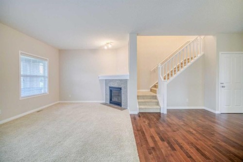 37 Panton View Nw, Calgary, AB - Indoor With Fireplace