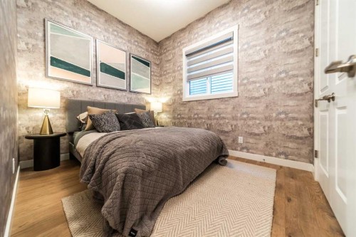 203 Lucas Common Nw, Calgary, AB - Indoor Photo Showing Bedroom