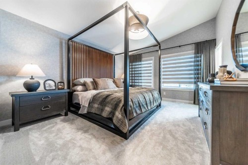 203 Lucas Common Nw, Calgary, AB - Indoor Photo Showing Bedroom