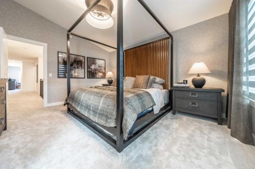 203 Lucas Common Nw, Calgary, AB - Indoor Photo Showing Bedroom