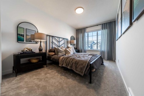 203 Lucas Common Nw, Calgary, AB - Indoor Photo Showing Bedroom