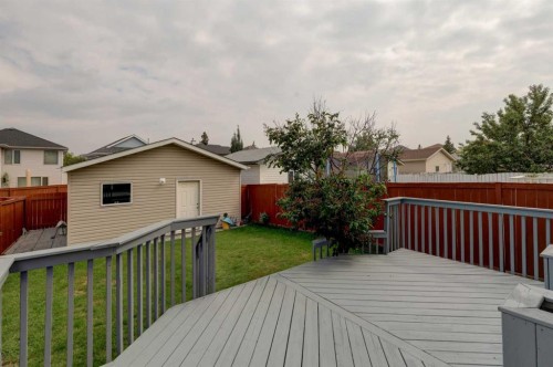 134 Hidden Way Nw, Calgary, AB - Outdoor With Deck Patio Veranda With Exterior