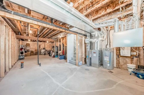 197 Belmont Drive Sw, Calgary, AB - Indoor Photo Showing Basement