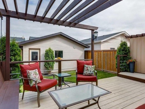 50 Bridlecrest Gardens Sw, Calgary, AB - Outdoor With Deck Patio Veranda With Exterior