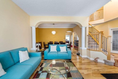 115 Kincora View Nw, Calgary, AB - Indoor Photo Showing Living Room