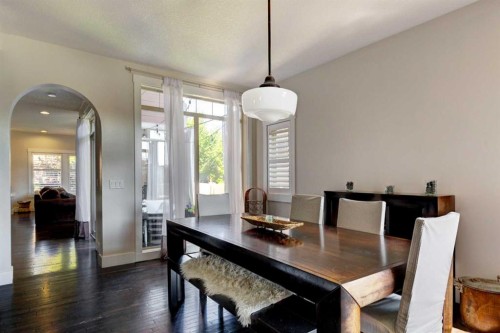 152 Mike Ralph Way Sw, Calgary, AB - Indoor Photo Showing Dining Room