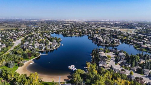 14954 Mt Mckenzie Drive Se, Calgary, AB - Outdoor With Body Of Water With View