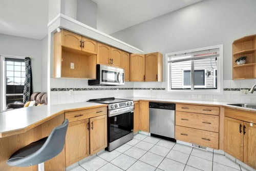 235 Saddlemead Road Ne, Calgary, AB - Indoor Photo Showing Kitchen