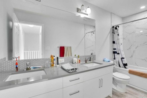 216 Windbury Lane Sw, Airdrie, AB - Indoor Photo Showing Bathroom