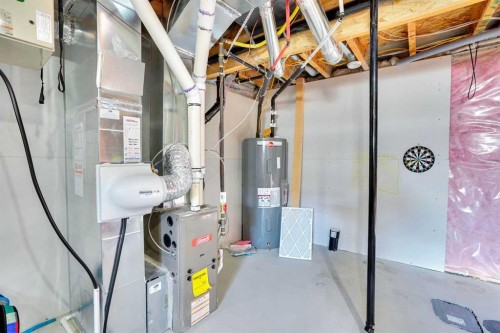 216 Windbury Lane Sw, Airdrie, AB - Indoor Photo Showing Basement