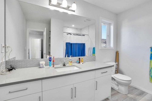 216 Windbury Lane Sw, Airdrie, AB - Indoor Photo Showing Bathroom