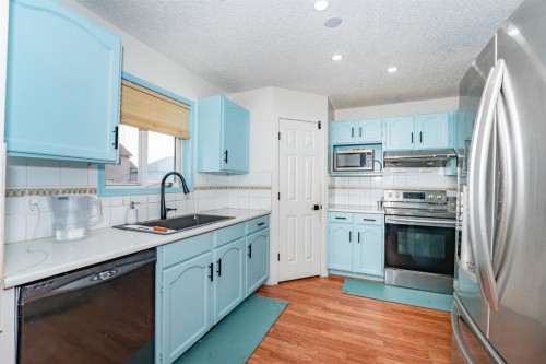 714 Martindale Boulevard Ne, Calgary, AB - Indoor Photo Showing Kitchen With Upgraded Kitchen