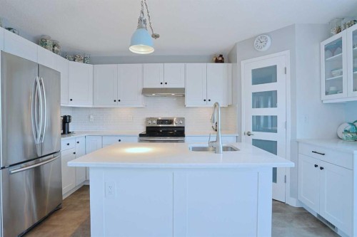 18 Citadel Vista Green Nw, Calgary, AB - Indoor Photo Showing Kitchen With Stainless Steel Kitchen With Upgraded Kitchen