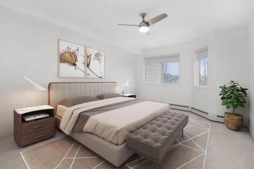 2205-7451 Springbank Boulevard Sw, Calgary, AB - Indoor Photo Showing Bedroom