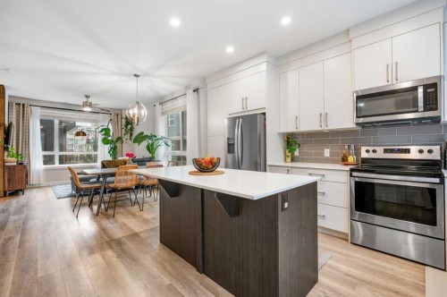 716 Redstone Crescent Ne, Calgary, AB - Indoor Photo Showing Kitchen With Stainless Steel Kitchen With Upgraded Kitchen