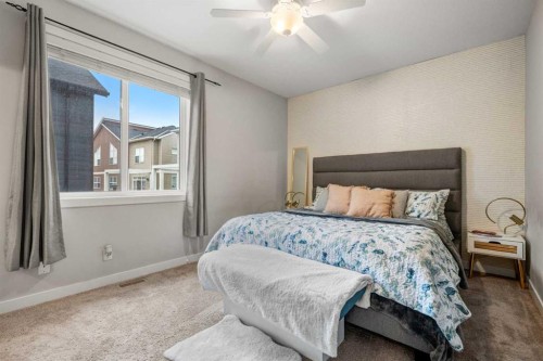 716 Redstone Crescent Ne, Calgary, AB - Indoor Photo Showing Bedroom