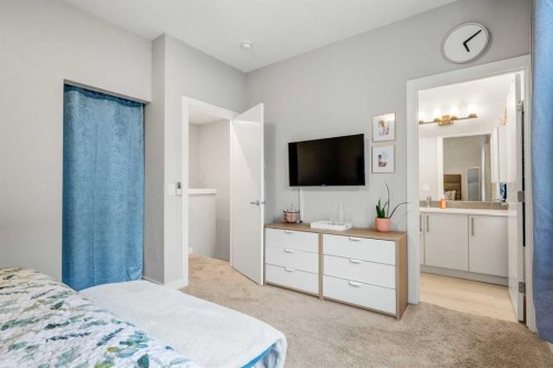 716 Redstone Crescent Ne, Calgary, AB - Indoor Photo Showing Bedroom