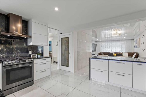 343 Queen Tamara Way Se, Calgary, AB - Indoor Photo Showing Kitchen