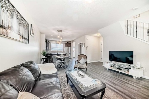 77 Red Sky Way Ne, Calgary, AB - Indoor Photo Showing Living Room