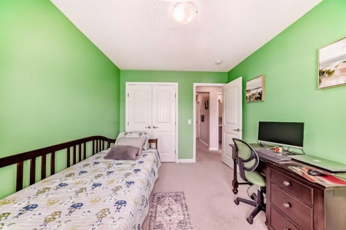 77 Red Sky Way Ne, Calgary, AB - Indoor Photo Showing Bedroom