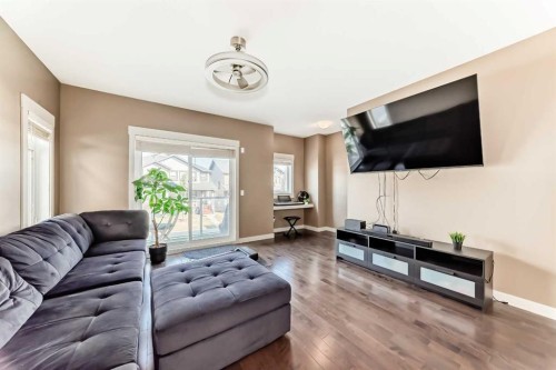 29 Skyview Point Link Ne, Calgary, AB - Indoor Photo Showing Living Room