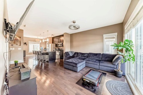 29 Skyview Point Link Ne, Calgary, AB - Indoor Photo Showing Living Room