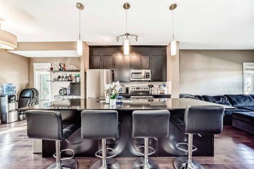 29 Skyview Point Link Ne, Calgary, AB - Indoor Photo Showing Kitchen With Stainless Steel Kitchen With Upgraded Kitchen